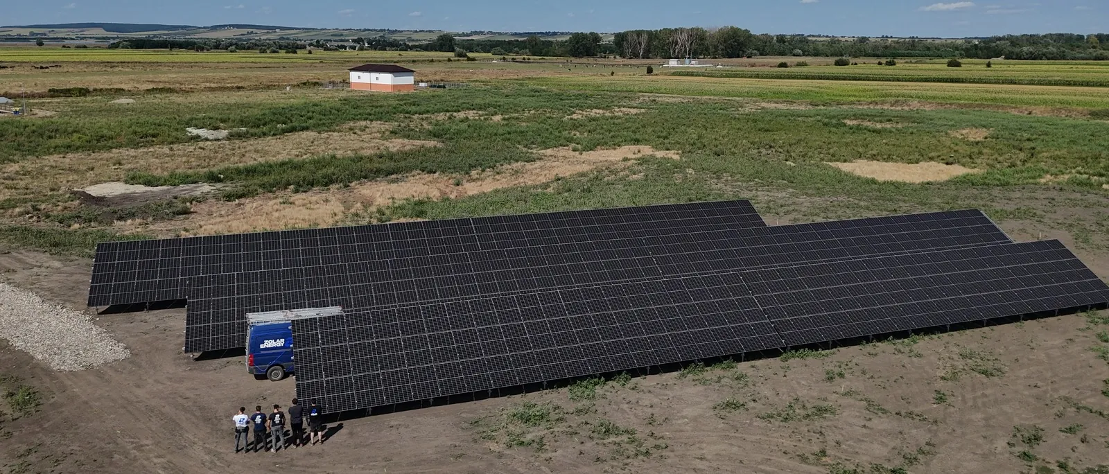 Parc fotovoltaic montat la sol, finalizat de echipa ZOLAR ENERGY